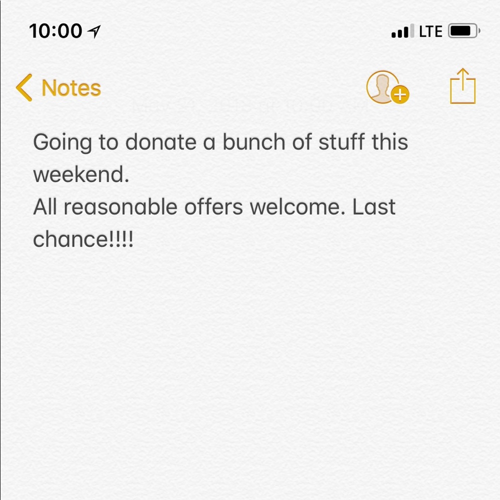 Last chance! Make an offer! Will donate Soon!